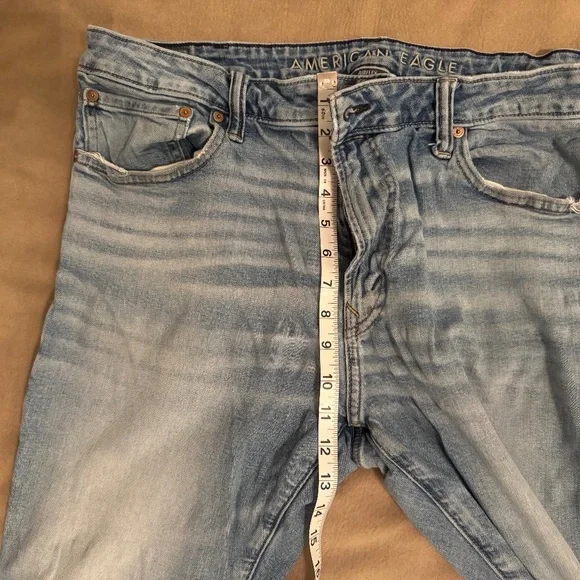 American Eagle AirFlex+ Slim Straight Fit Jeans - Men’s 38x30 - Picture 5 of 10